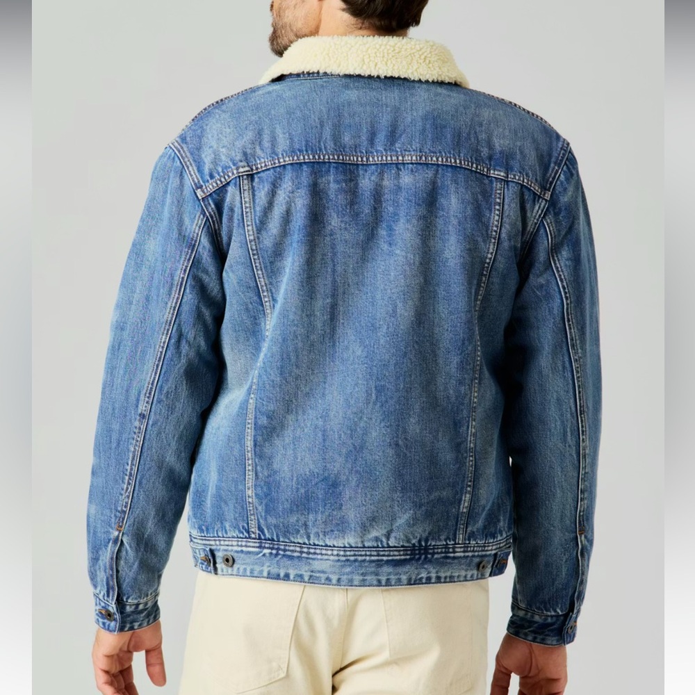 Denim Trucker Jacket- NWT - Picture 2 of 7